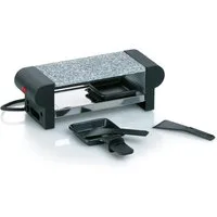 kela Raclette Kela Raclette mit Granitplatte für 2 Personen schwarz, 2 Raclettepfännchen