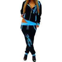 RMK Jogginganzug Damen Sportanzug The Power Design (Set), Trainingsanzug Freizeitanzug Fitness mit Kapuze