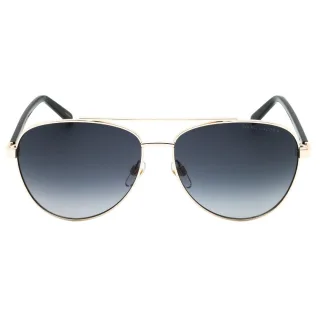 Marc Jacobs - Sonnenbrille Mit Dunkelgrauem Farbverlauf Und Goldenem Rahmen