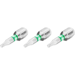 HAZET Bit Sechskant 6,3 (1/4 Zoll) Innen TORX Profil Profil 3 Stück - 2223N-T8/3