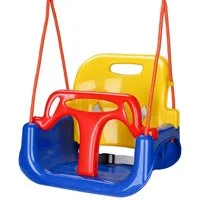 Clanmacy Einzelschaukel Kinderschaukel 3 in 1 Babyschaukel verstellbare Kleinkindschaukel