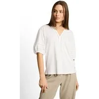 TOM TAILOR Blusenshirt Sommershirt mit Häkel-Details