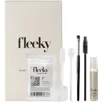 fleeky Augenbrauen-Farbe Browhenna Kit - Augenbrauen Haar & Freckles, Augenbrauenfarbe & Sommersprossen – vegan, pflanzlich & langanhaltend