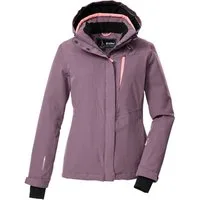 Killtec Skijacke KSW 25 WMN SKI JCKT Atmungsaktive, wasserdichte Skijacke mit abnehmbarer Kapuze
