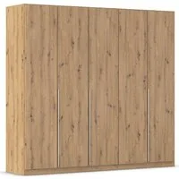 OTTO home Drehtürenschrank Kleiderschrank Schrank Garderobe AGORDO Schlafzimmer (in zwei Griff-Farben, Breiten 91-405 cm, Dekor- oder Hochglanzfront) durchdachte Innenausstattung, in 8 Breiten und 2 Höhen MADE IN GERMANY