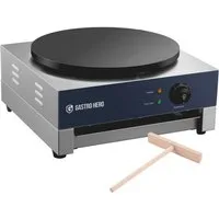 GastroHero Crêpesmaker Crêpes Eisen Ø 400 mm Elektro Crepes Maker Edelstahl 3000 Watt, 3000 W