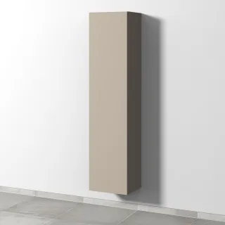 Sanipa 3way Hochschrank mit 1 Tür, Sandgrau-Matt SF11067