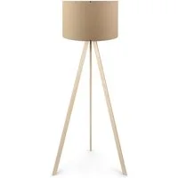 Opviq Stehlampe,Beige, Stehlampen, 20 x 38 cm, Leuchtmittel austauschbar, ohne Leuchtmittel, Robust & Langlebig