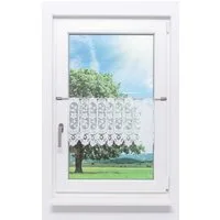 LYSEL® Scheibengardine Blumenliane (1 St), transparent, HxB 30x45cm