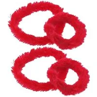 varivendo Hinterradnabe Fahrrad Putzringe Reiniger Rot 2 Paar Nabenpflege, (Set, 4-tlg., Fahrradputzringe), Nabenputzringe Nabenputer Putzringe Naben-Putzringe