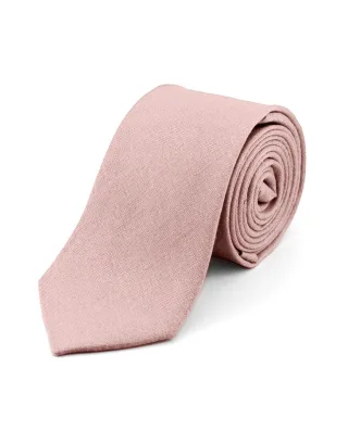 mr. célestin - Krawatte aus Leinen - Bucolic pink - Gr. - OS