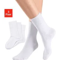 H.I.S Socken Diabetikersocken Damen Herren Socken (Packung, 3-Paar, Gr. 35-38 bis 43-46) mit Komfortbund auch für Diabetiker geeignet