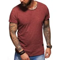 behype T-Shirt MSOHIO mit Rundhals-Ausschnitt Herren Crew-Neck Shirt