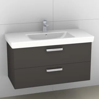 Artiqua 414 Waschtischunterschrank für Subway 2.0 7175A0 Stahlgrau, 414-WU2L-V71-7142-88 414-WU2L-V71-7142-88