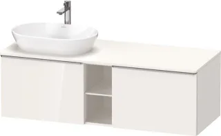 Duravit D-Neo Konsolenwaschtischunterbau wandhängend Weiß Hochglanz 1400x550x459 mm - DE4950L7022000 DE4950L70220000
