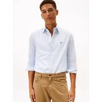 Tommy Hilfiger Langarmhemd FLEX POPLIN BIG GINGHAM regular fit, Button-down-Kragen