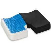 Vitabo Steißbeinkissen ergonomisches Sitzkissen, Steißbein-Kissen, Gel-Schicht (Schwarz), 1-tlg.