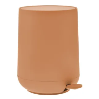 Bad-Pedaleimer Nova 5l 23x29cm | Zone Denmark Matt Soft-Touch mandarine Kosmetikeimer Treteimer mit Soft-Motion Deckel für Badezimmer und WC.
