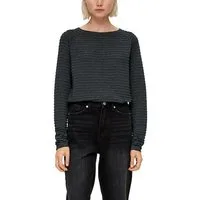 QS Strickpullover mit Strukturmuster