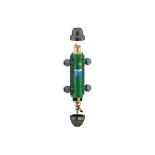 Caleffi SEP4 hydraulische Weiche 1" 549506 mit Verschraubung und Isolierung