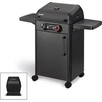 Enders® Elektrogrill Enders Elektrogrill eFlow Pro 2 Turbo Shadow inkl. Wetterschutzhülle, 3000 W