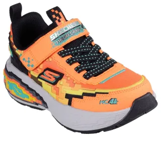 Skechers Sneaker "MEGA-CRAFT 4K", Klettschuh im coolen Pixel-Look, Größenschablone zum Download