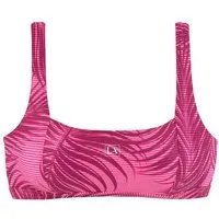 LASCANA ACTIVE Bustier-Bikini-Top Coal, im Mustermix aus Palmen und Streifen
