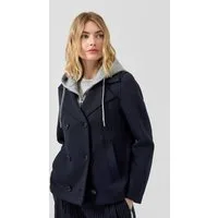 s.Oliver Funktionsjacke Outdoor-Jacke Cabanjacke aus Scuba mit herausnehmbarem Einsatz
