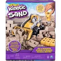 Kinetic Sand - Baustellen Set, Spielsand 453 Gramm Sand