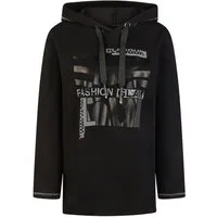Doris Streich Sweatshirt mit Hoodie und Wording-Motiv