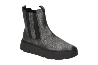 Gabor 73.743.60 Damen Stiefeletten Dunkelgrau Plateau Boots Wechselfu?bett