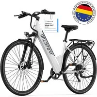 Onesport E-Bike Cityrad OT12 e bike für herren u.damen 468Wh 13AH 36V 250W 28 zoll, Kettenschaltung, Heckmotor, 468 Wh, E-Citybike mit 468Wh abnehmbarer Akku, 250W 36V