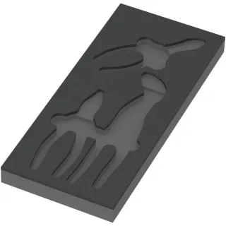 Wera 9880 Schaumstoffeinlage KNIPEX Zangen Set 1, ohne Werkzeug - 05137380001