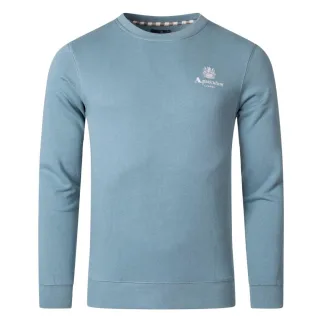 Aquascutum Active - Blaues Sweatshirt mit kleinem Logo