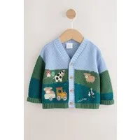 Next Strickjacke Baby-Strickjacke mit Stickerei (1-tlg)