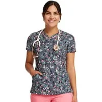 Cherokee Funktionsbluse Bunt bedruckter Damen Kasack "What the speck" Kasack mit Motiv