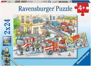 Ravensburger Puzzle 07814 - Helden im Einsatz [2x 24 Teile]