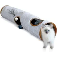 KaraLuna Tiertunnel KaraLuna Katzentunnel I Katzen Spieltunnel Katzenspielzeug Tunnel