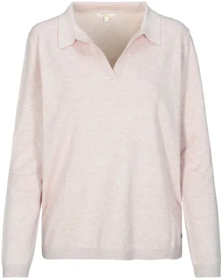 zab company - Da. Pullover, mit Polokragen mauve mel. - Gr. - XXL