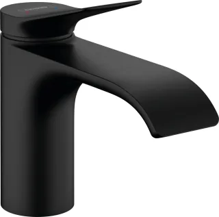 Hansgrohe Waschtischmischer 80 Vivenis ohne Ablaufgarnitur mattschwarz, 75012670 75012670