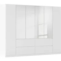 rauch Drehtürenschrank Schrank Garderobe MAINZ Breiten 91/136/181/226/271/315/360, Höhe 210cm (3 verschiedene Ausstattungen BASIC/CLASSIC/PREMIUM (inkl. SOFT-CLOSE) grifflose Front, Außentüren mit Push-to-Open Funktion MADE IN GERMANY
