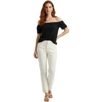 Alexa Dash Blusentop Boot-Ausschnitt Bluse