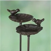 BOLTZE GRUPPE GmbH Vogeltränke Vogeltränke /-bad Karla Gusseisen H.98 cm Matt braun