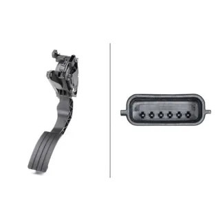 Hella Sensor f?r Fahrpedalstellung Dacia Renault 6PV009978-711