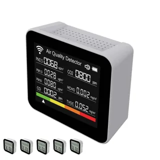 20-in-1 Tuya Multifunctional Air Quality Tester CO2 CO TVOC HCHO PM2.5 Temperature Humidity Monitor Tuya APP Control 200