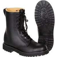 MFH Kampfstiefel,schwarz,Volleder, gute Ausführung, Lederfutter - 46 Stiefel