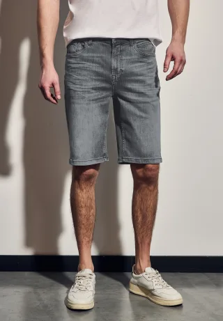 STREET ONE MEN Shorts aus Baumwolle mit Stretchanteil