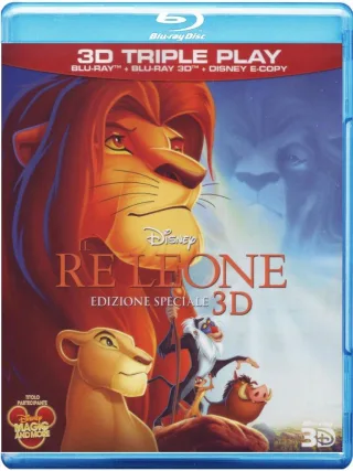 Il Re Leone (2D+3D+e-copy) (edizione speciale) [Blu-ray]