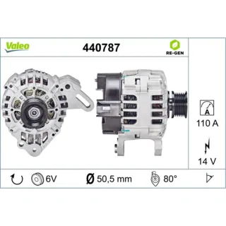 Valeo Lichtmaschine Audi Seat Skoda VW 440787