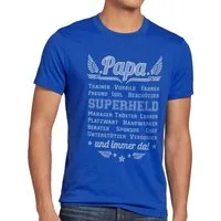 style3 T-Shirt Papa Vorbild Superheld und immer da! Vater Vatertag Spruch Fun